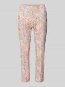 SEDUCTIVE Caprihose im Allover-Look in Rosa, Größe 32