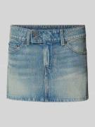 Levi's® Jeansrock im Used-Look mit Eingrifftaschen in Hellblau, Größe ...