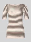 Marc O'Polo Slim Fit T-Shirt aus reiner Baumwolle in Mittelbraun, Größ...