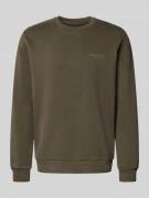 Marc O'Polo Regular Fit Sweatshirt aus reiner Baumwolle in Dunkelbraun...