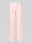 Cambio Cropped Jeans mit Bügelfalten und Eingrifftaschen in Rose, Größ...