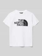 The North Face Regular Fit T-Shirt mit Logo-Print in Weiss, Größe XL