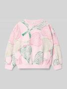 s.Oliver RED LABEL Regular Fit Sweatshirt aus Baumwoll-Mix in Hellrosa...