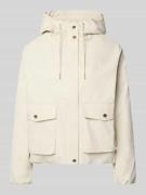 s.Oliver RED LABEL Regular Fit Parka aus Baumwoll-Mix in Kitt, Größe 3...