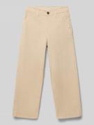 Garcia Chino mit Eingrifftaschen und Label-Detail in Sand, Größe 146