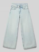 Garcia Wide Leg Jeans mit Eingrifftaschen Modell 'Marall' in Hellblau,...