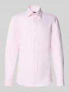 BOSS Slim Fit Businesshemd aus reiner Baumwolle Modell 'HANK' in Rose,...