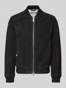 SELECTED HOMME Regular Fit Wildlederjacken aus reinem Ziegenleder Mode...