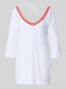 Banana Moon Strandkleid aus Baumwoll-Mix Modell 'CASEY AGUANGA' in Wei...