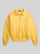 Polo Ralph Lauren Sweatshirt mit Label-Stitching in GELB, Größe L