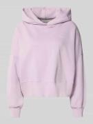 Marc O'Polo Relaxed Fit Hoodie aus reiner Baumwolle in Lila, Größe L