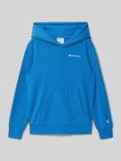 CHAMPION Hoodie mit Label-Stitching Modell 'ICONS' in Royal, Größe 128