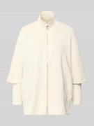 comma Blazer aus Viskose-Mix mit aufgesetzten Eingrifftaschen in Offwh...