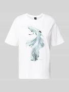 BOSS Regular Fit T-Shirt aus reiner Baumwolle Modell 'ELPHA' in Weiss,...