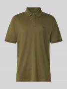 Fynch-Hatton Regular Fit Poloshirt mit Logo-Stitching in Oliv, Größe 3...