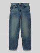 CARS JEANS Straight Fit Jeans mit Logo-Patch Modell 'Garwell' in Blau,...