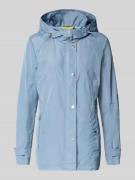 Fuchs Schmitt Regular Fit Jacke mit Logo-Print in Bleu, Größe 38