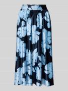 Christian Berg Cocktail Midirock mit elastischem Bund in Dunkelblau, G...