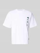 ANOTHER COTTON LAB Regular Fit T-Shirt mit Logo-Print in Weiss, Größe ...