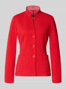 WHITE LABEL Slim Fit Blazer mit Stehkragen in Rot, Größe 34