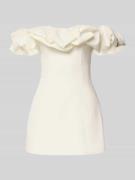 Forever New Off-Shoulder-Kleid mit Rüschen Modell 'Tammie' in Weiss, G...