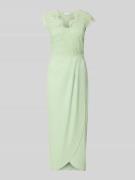 Vila Midikleid mit Spitze Modell 'CLARA' in Gruen, Größe L