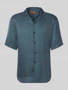 CRUNA Regular Fit Freizeithemd aus Viskose in Ocean, Größe 48