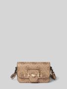 Guess Umhängetasche mit Label-Detail Modell 'JANIE' in Cognac, Größe 1