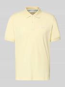 Gant Regular Fit Poloshirt mit Logo-Stitching in Hellgelb, Größe 4XL