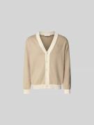 MAISON KITSUNÉ Cardigan aus reiner Baumwolle in Beige, Größe L