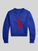 Polo Ralph Lauren Regular Fit Strickpullover aus reiner Baumwolle in R...