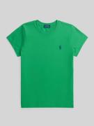 Polo Ralph Lauren T-Shirt mit Label-Stitching in Bottle, Größe M