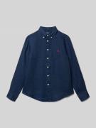 Polo Ralph Lauren Teens Regular Fit Freizeithemd aus Leinen in Marine,...