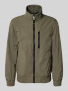 Tom Tailor Comfort Fit Blouson mit geripptem Rumpfabschluss in Oliv, G...