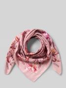 Guess Tuch mit Label-Detail in Rose, Größe 1