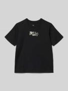 Jack & Jones T-Shirt mit Motiv-Print in Black, Größe 140