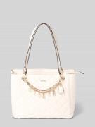 Guess Umhängetasche mit Ketten-Detail Modell 'LIBBY NOEL TOTE' in Offw...