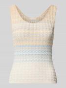 Guess Stricktop aus Viskose-Mix mit Rundhalsausschnitt Modell 'ROSALYN...