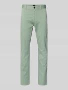 BOSS Orange Slim Fit Chino aus Baumwoll-Mix in Gruen, Größe 30/32
