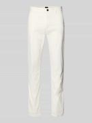 BOSS Orange Slim Fit Chino aus Baumwoll-Mix in Weiss, Größe 30/32