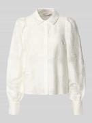 MSCH Copenhagen Hemdbluse aus Lyocell-Mix Modell 'Orkidea' in Offwhite...
