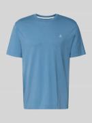 Marc O'Polo Regular Fit T-Shirt aus reiner Baumwolle in Jeansblau, Grö...