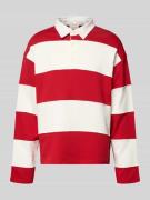 Jack & Jones Sweatshirt mit Polokragen Modell 'UPSTATE' in Rot, Größe ...