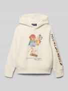 Polo Ralph Lauren Teens Regular Fit Hoodie aus Baumwoll-Mix in Offwhit...