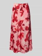 YAS Midirock mit elastischem Bund Modell 'YASPELLA' in Mauve, Größe L