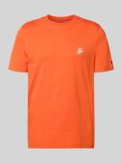 Tommy Hilfiger Regular Fit T-Shirt aus reiner Baumwolle in Orange, Grö...