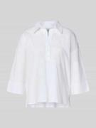 Marc Cain Blusenshirt mit 3/4-Arm in Weiss, Größe 34