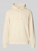 Marc O'Polo Regular Fit Hoodie aus reiner Baumwolle in Ecru, Größe L