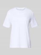 Jake*s Casual T-Shirt aus Bio-Baumwolle in Weiss, Größe L