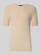 CINQUE Strickshirt mit Viskose-Anteil Modell 'Gion' in Beige, Größe L